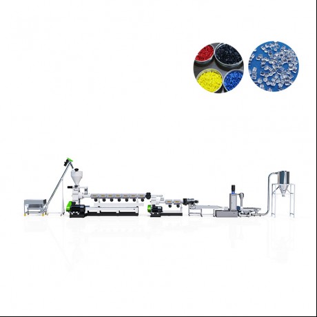 Machine à pelletisation à deux étapes à une seule vis