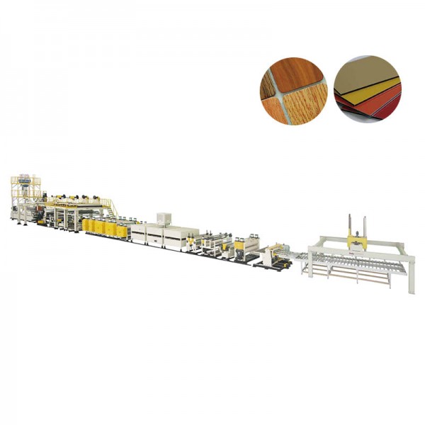 Linea di estrusione di pannelli compositi d'aluminiu è plastica